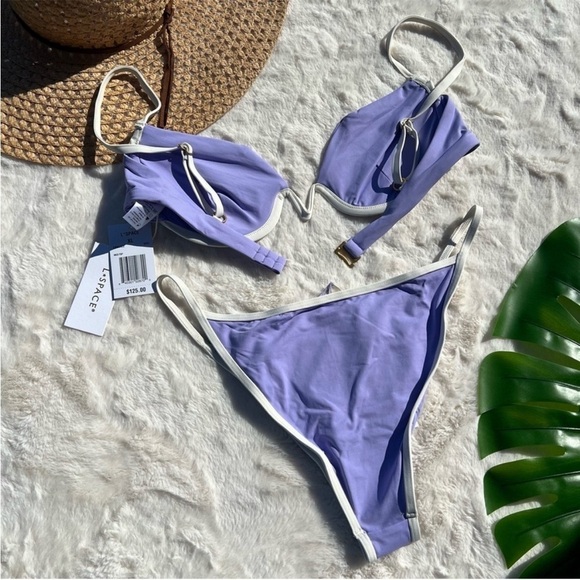 L*Space Nico Underwire Top And Tommy Bitsy Bottom - Picture 5 of 11